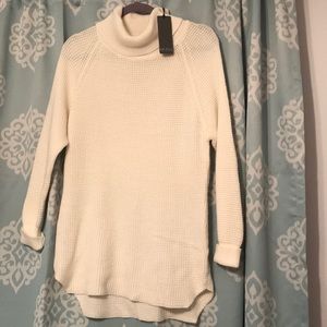 NWT Cream Cowl Neck Sweater